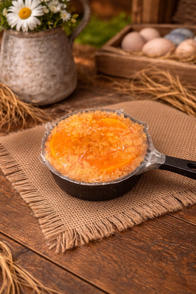 Peach Cobbler Skillet Pan Candle