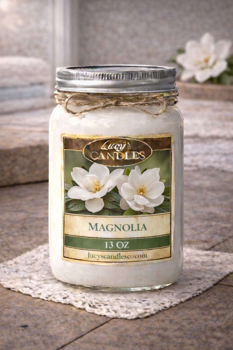 Magnolia Mason Jar Candle 13oz