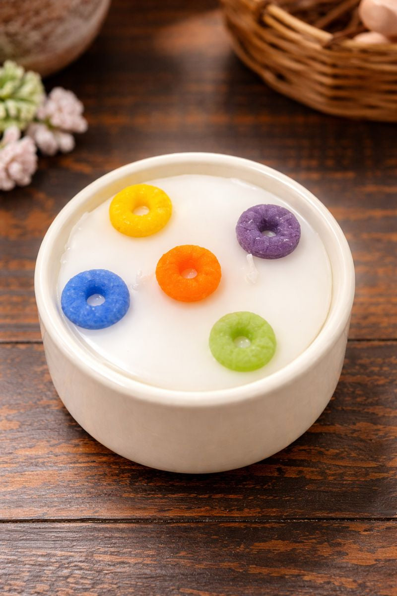 Handmade Scented Fruit Loop Candle