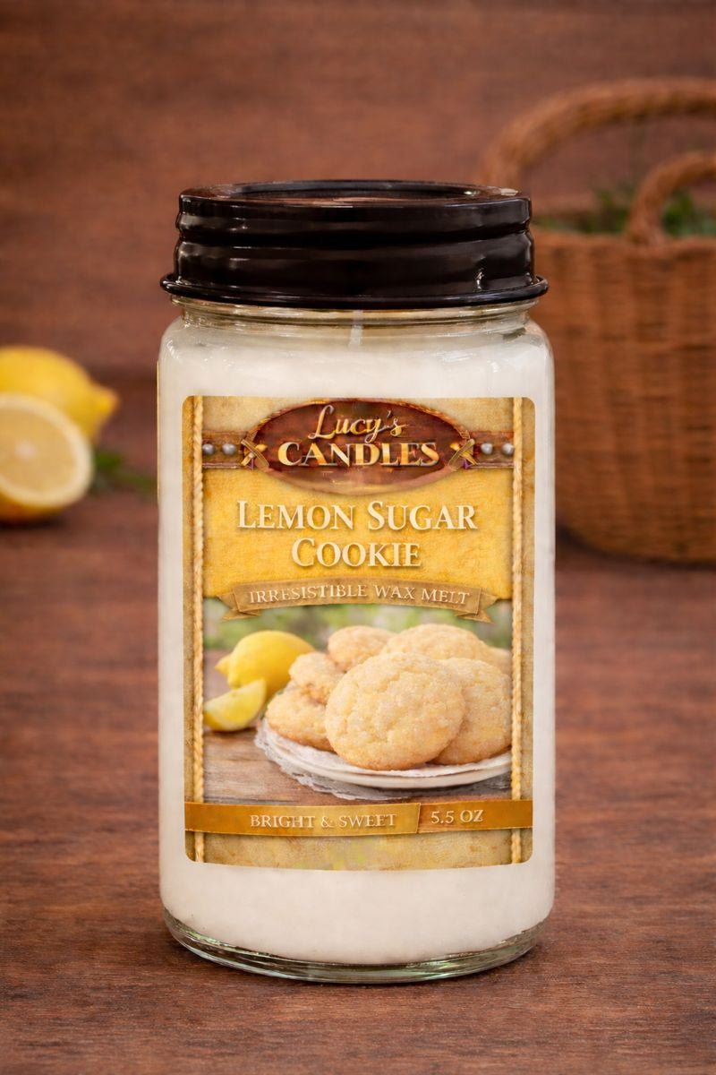 Lemon Sugar Cookie Mason Jar Candle