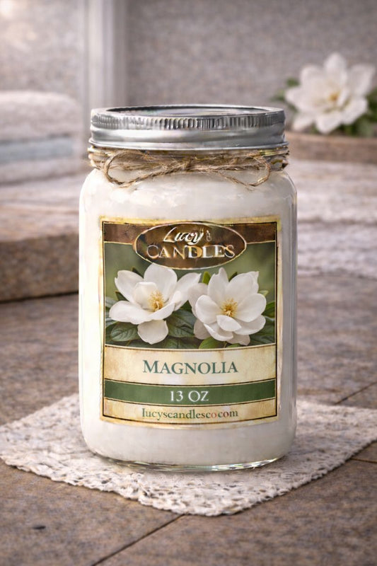 Magnolia Mason Jar Candle 13oz