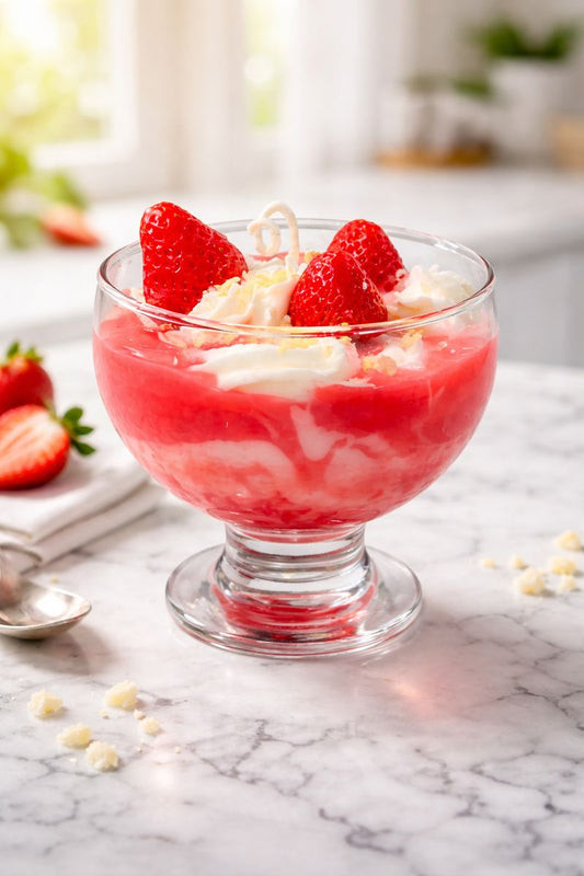 Strawberry Dessert Candle