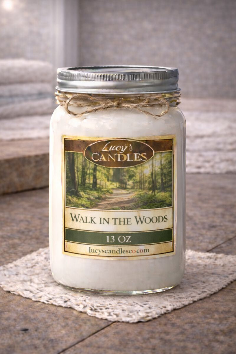 Walk in the Woods Mason Jar Candle 13oz