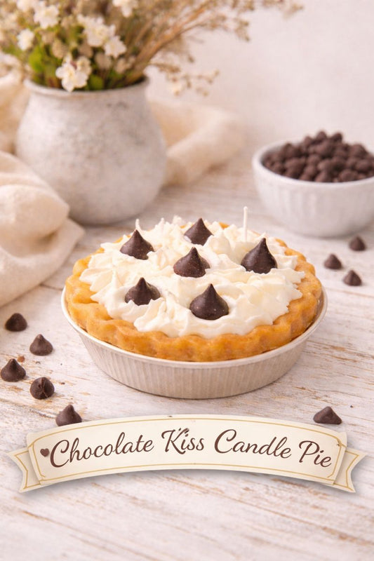 Handmade Cocolate Kiss Pie Candle